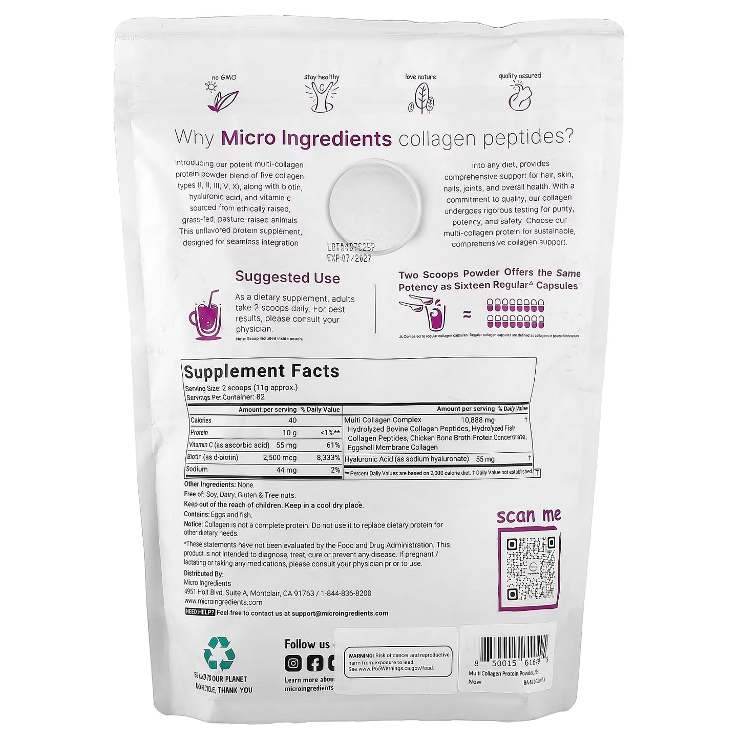 Multicollagen Peptides Microingredientes