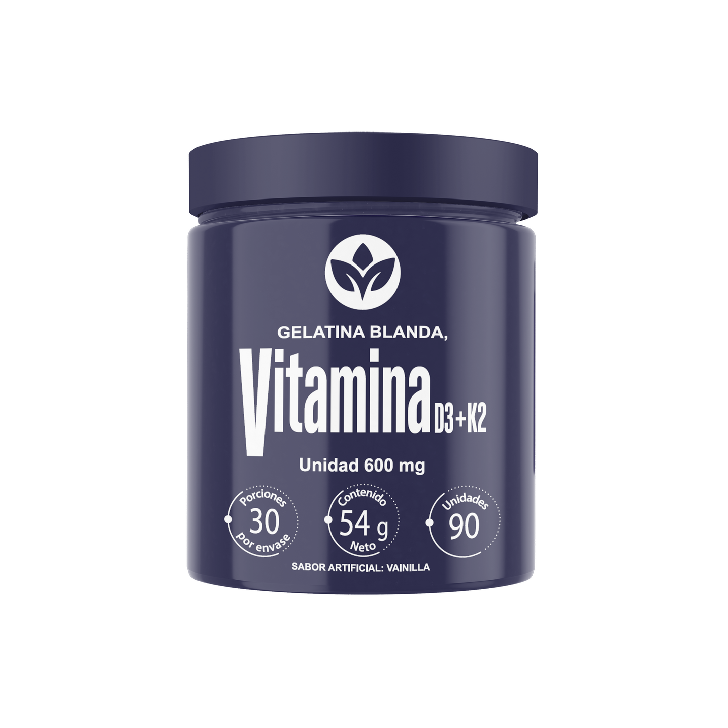 Vitamina D3 + K2 Vitalcom Capsulas